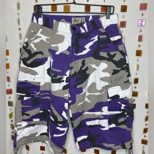 Y2K Camo Shorts